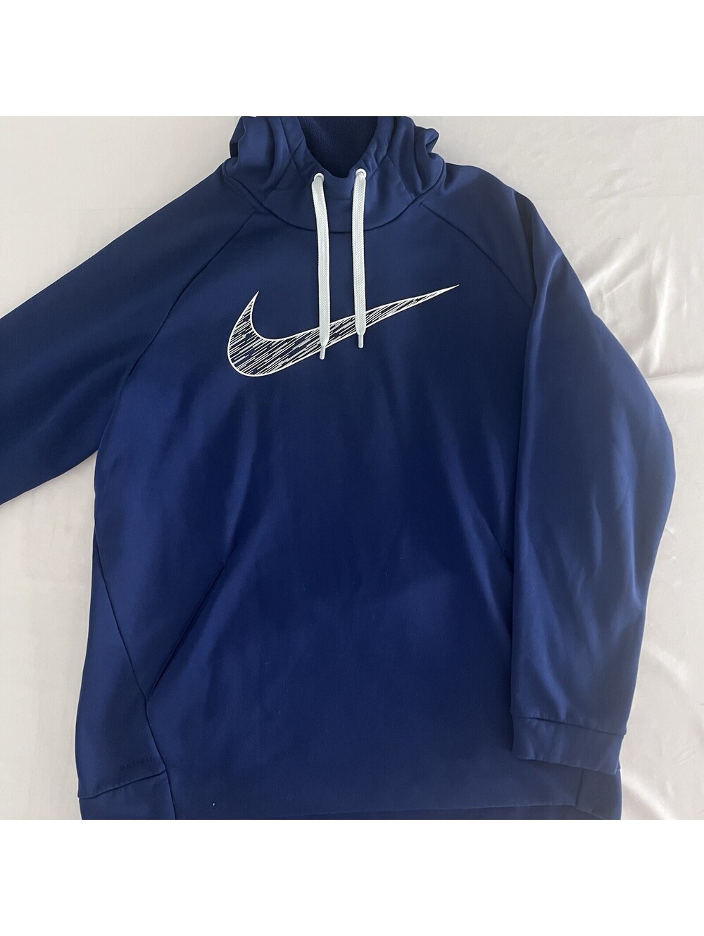 Nike Dri-FIT Moisture Wicking Hooded Pullover Hoodie Blue Men's Size XL